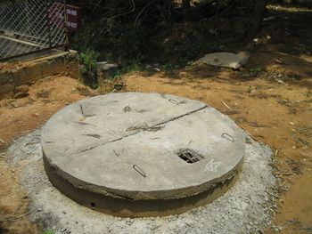 A 5ft 30ft recharge well in the common area.